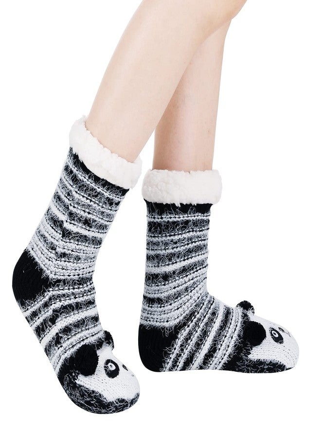 Chassic Womens Cozy Slipper Socks, Soft Warm Fuzzy Non Slip Socks, Cute Animal Socks for Galentine’s Day & Valentine’s Day Gifts for Her - Image 2
